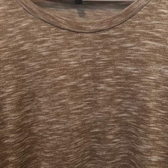 Heartsoul plus size 3X tan 3/4 sleeve top - Picture 2 of 5